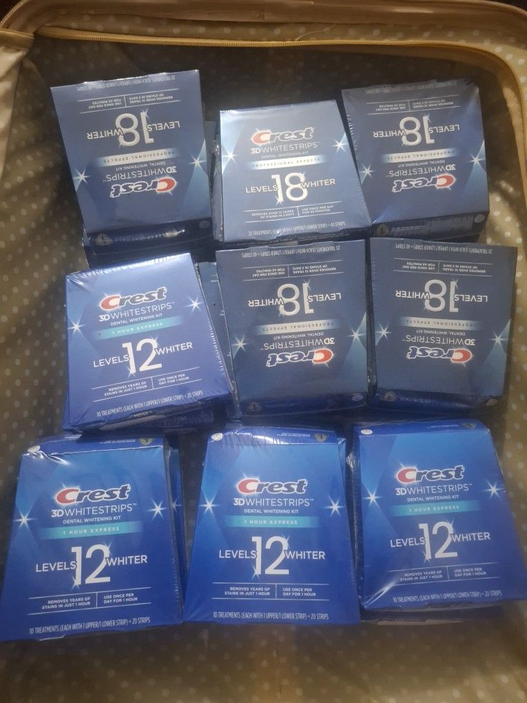 3D CREST WHITESTRIPS 1 HOUR EXPRESS