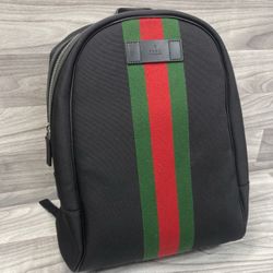 Gucci Techno Web Zip Backpack