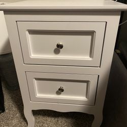 White Nightstands 