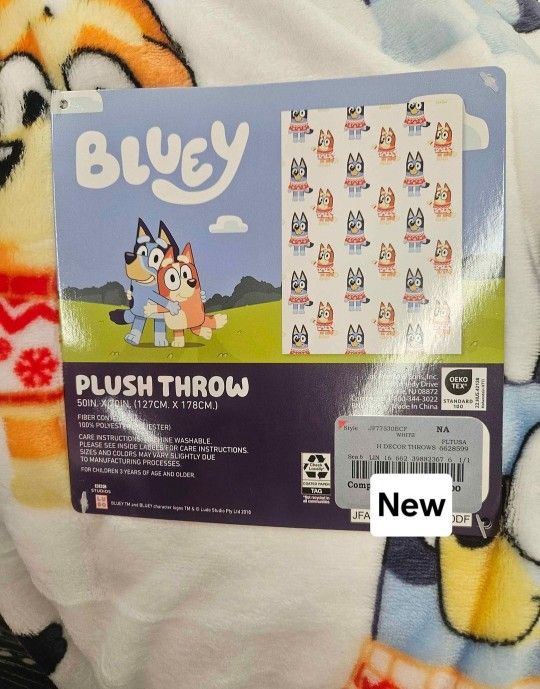 Bluey Blankets New