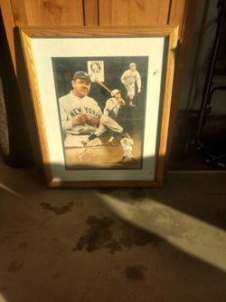 Babe Ruth Lithograph