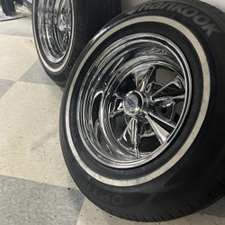 14” Cragar Rims Reversed  14 Inch Cragar Wheels 