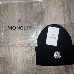 Black Moncler Beanie