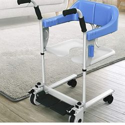 Handicapped Elderly Commode Bath Chair,