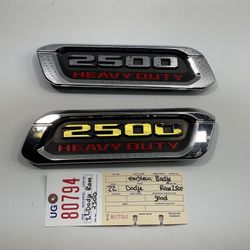 2019 2022 DODGE RAM 2500 HEAVY DUTY HOOD EMBLEM 