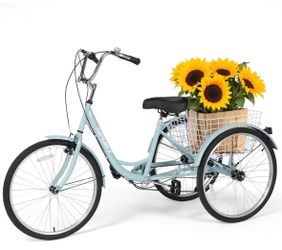 Adult Tricycle with Rear Basket