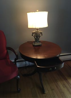 Mid-Century Modern Table with drawer
