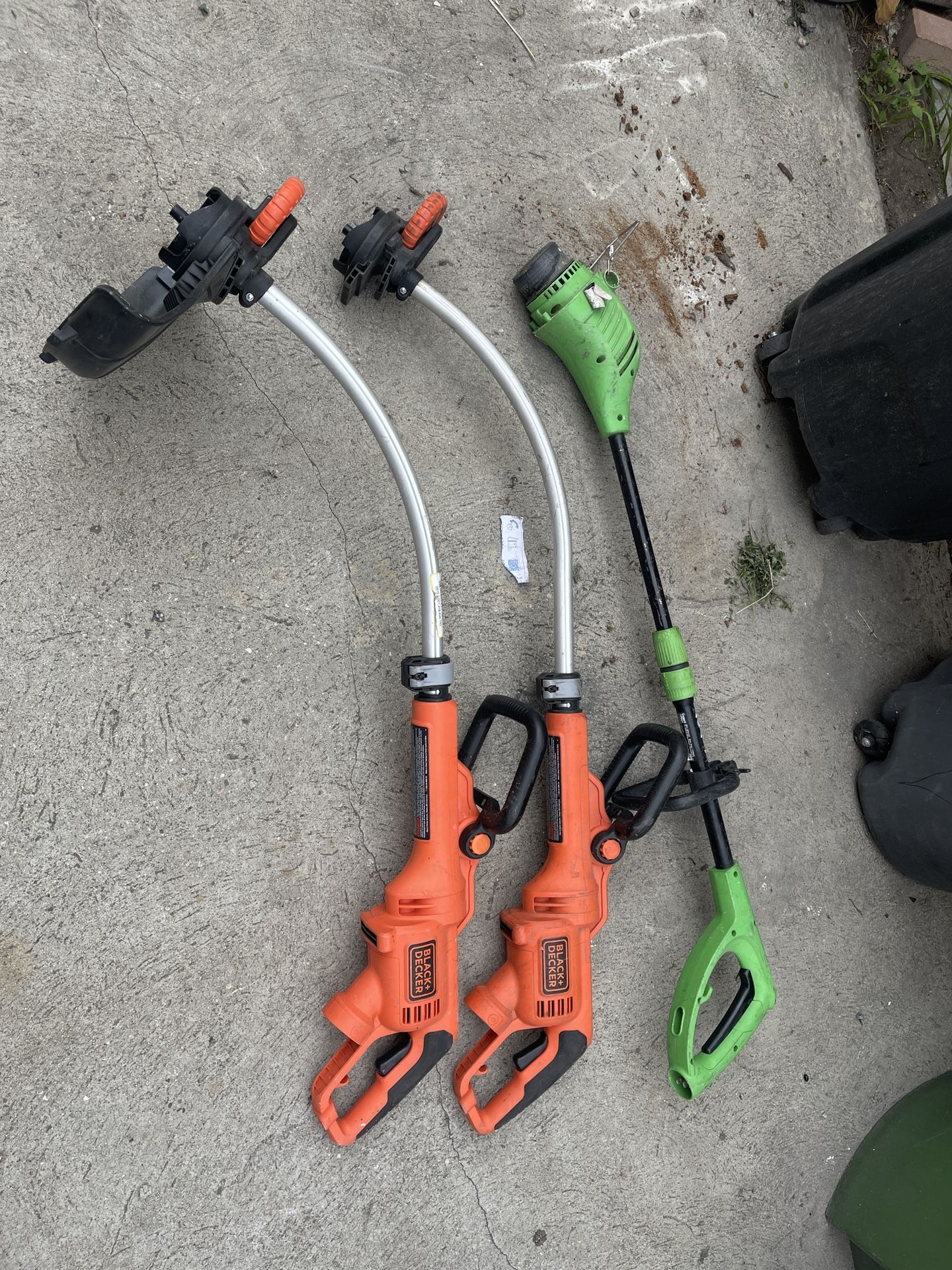 3 Electric Weed Trimmmers $10 Take All