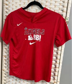 Nike LA Angels RBI MLB Red Jersey Shirt
