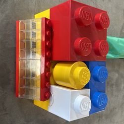 Lego container & Variety of Legos