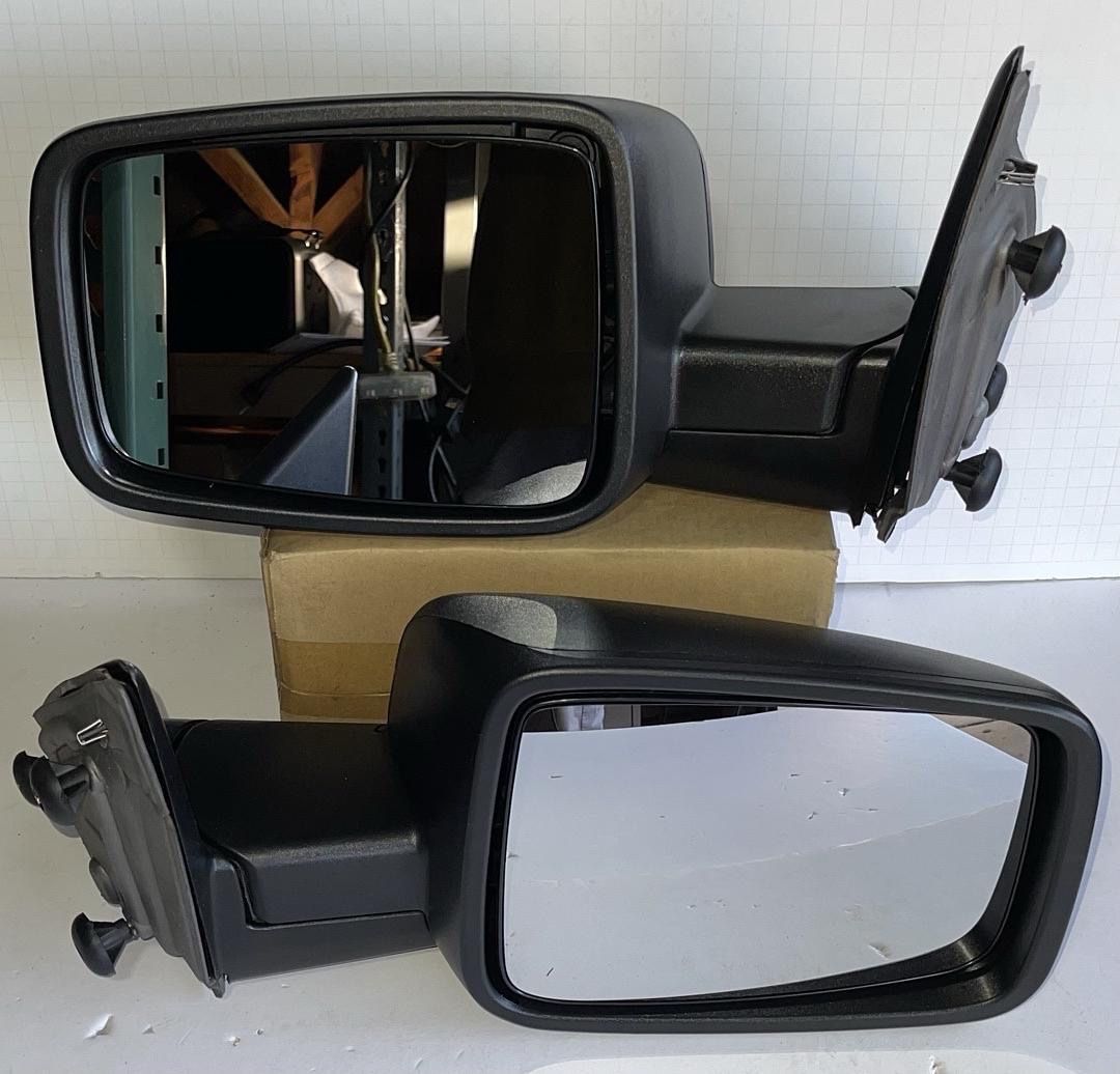 La Zona Auto Parts 2009 to 2016 Dodge Ram OEM STYLE Mirrors Espejos Retrovisores manuales manual