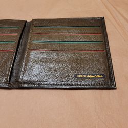 New Rolfs Golden Circle Kidskin Bifold Wallet Brown with Tags