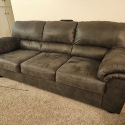 Sofa/Couch With Fold Out Bed - Ashley Furniture 