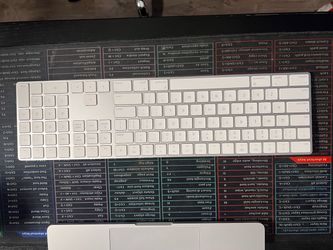 Apple Magic Keyboard with Numeric Keypad - Silver/White