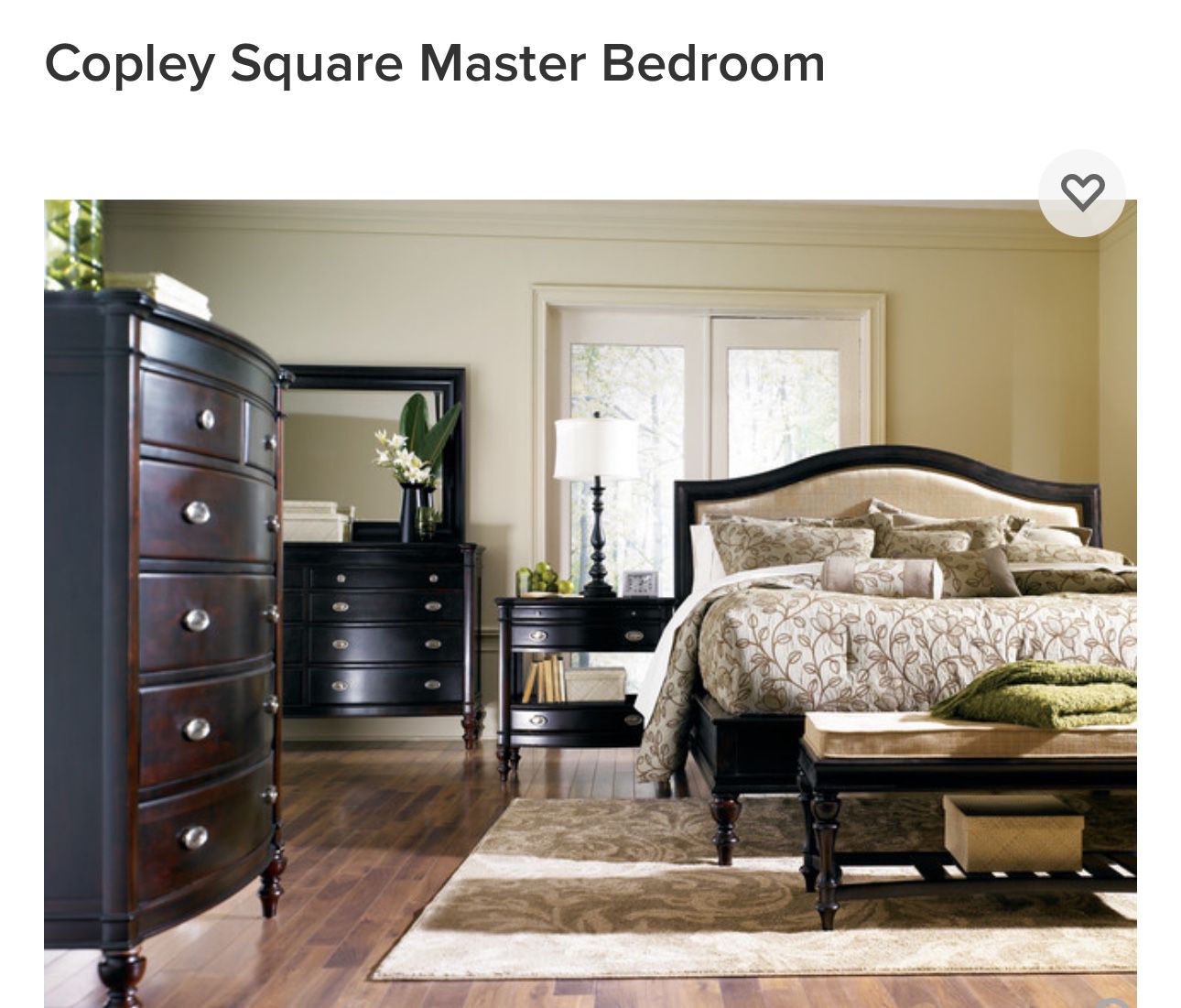 SOLD Havertys  King Sized Bedroom Set