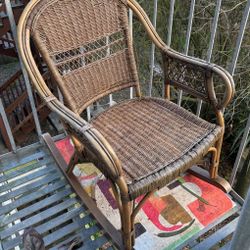 rattan bamboo rocking chair paint it or add cushion 