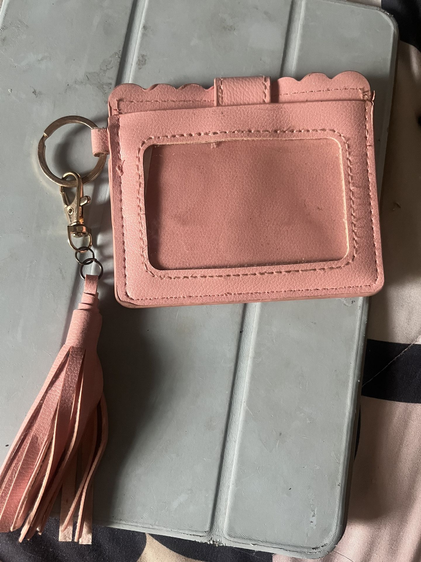 Pink keychain wallet #accessories