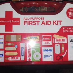 Johnson & Johnson 160 Piece All-purpose First Aid Kit