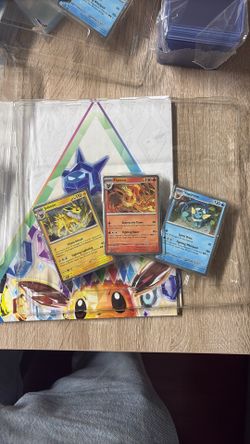 Pokemon Prismatic Evolutions Poster And Promo Cards