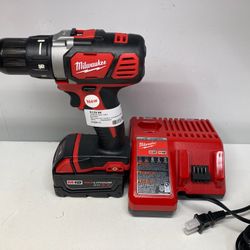 MILWAUKEE 2606-20 M18 Cordless 1/2” Drill Driver With 3.0AH Battery & Charger