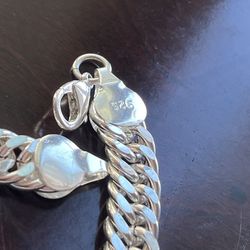 .925 Cuben Curb Link Bracelet