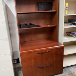 file cabinet with hutch 