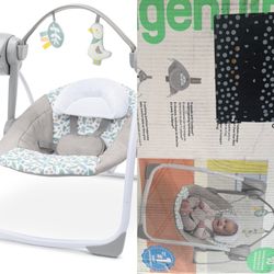 New Ingenuity Comfort 2 Go Portable Baby Swing - 6 Speeds - 0-9 Months