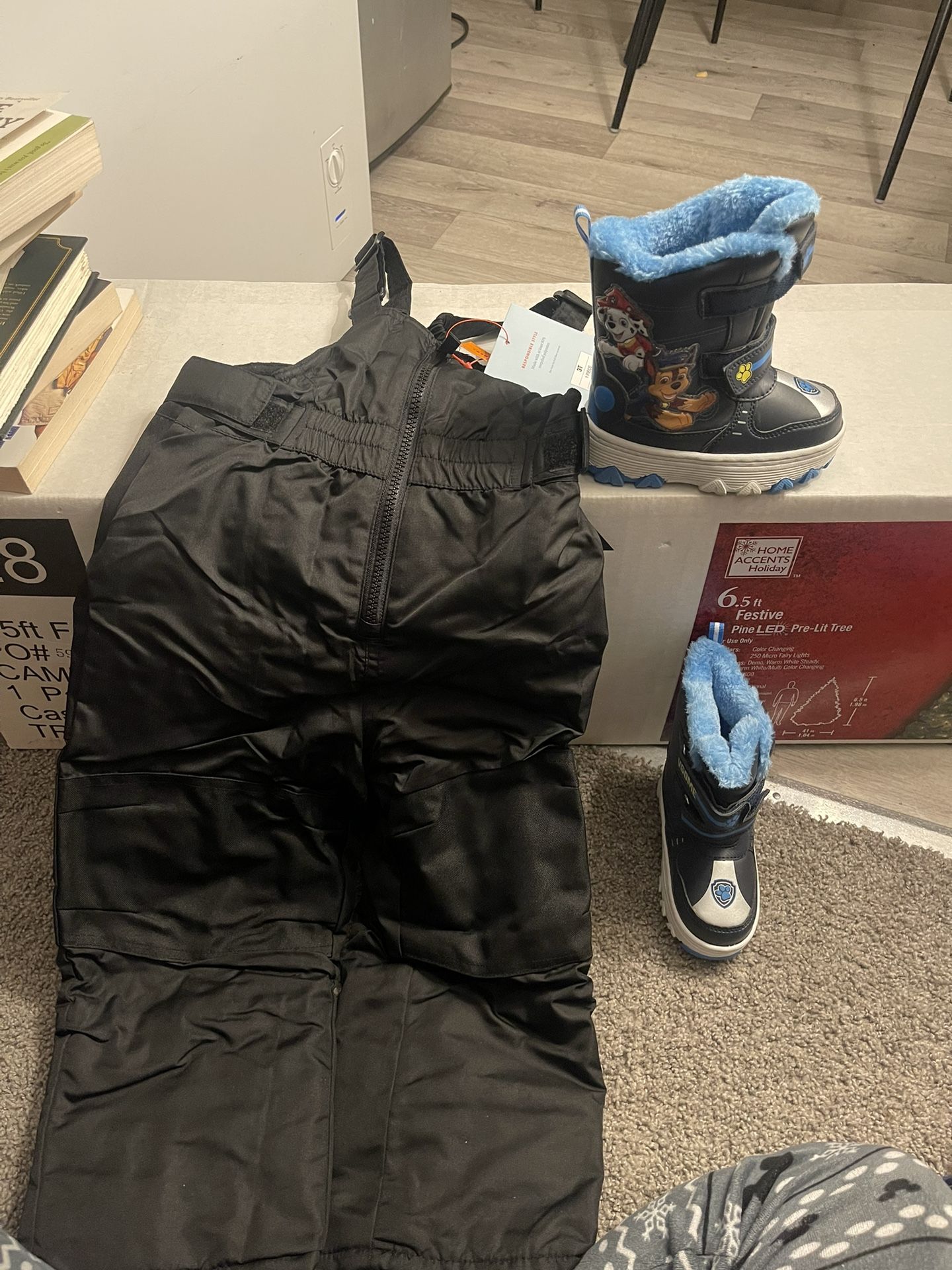 Snow Boots And Suit
