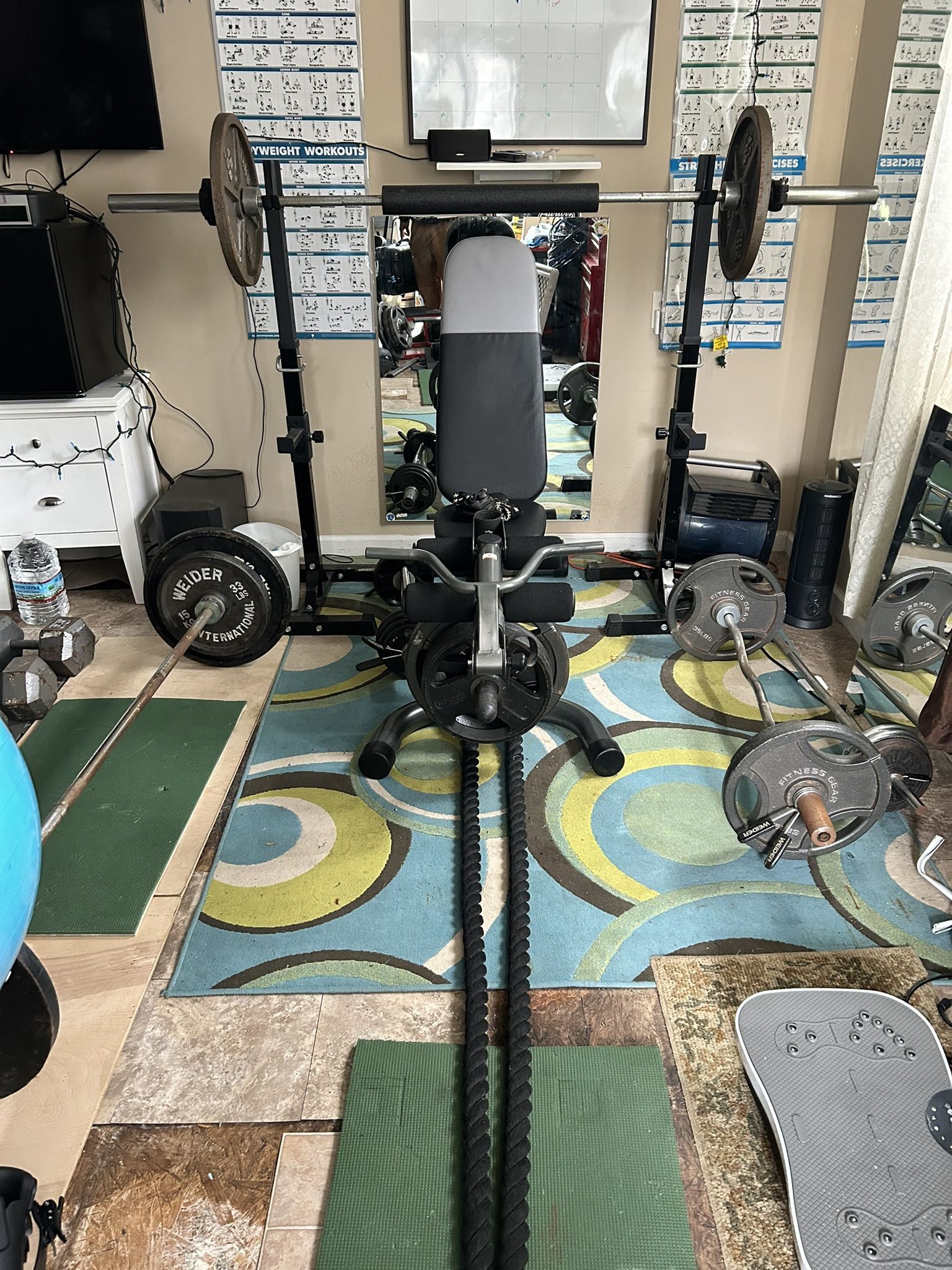 Weights And Bench