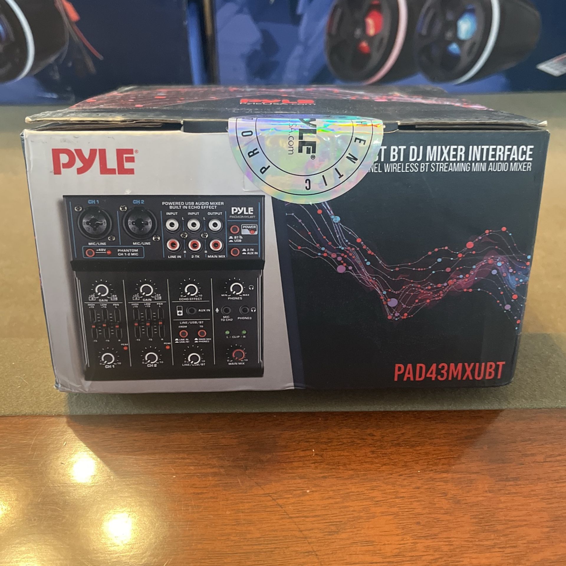 Compact Dj Mixer With Bluetooth New