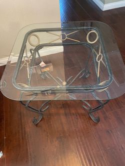 Glass tables - set of two