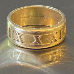 Tiffany & Co 18k Atlas Gold Ring (1995)