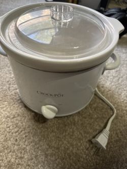 White Crockpot Used