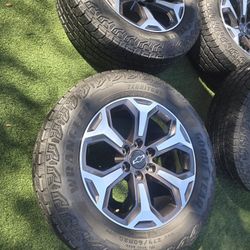 4 2026 CHEVROLET SILVERADO 20" RIMS&TIRES 