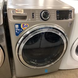 GE Smart 4.8 cu.ft. Front Load Washer With Ultra Fresh Vent System 
