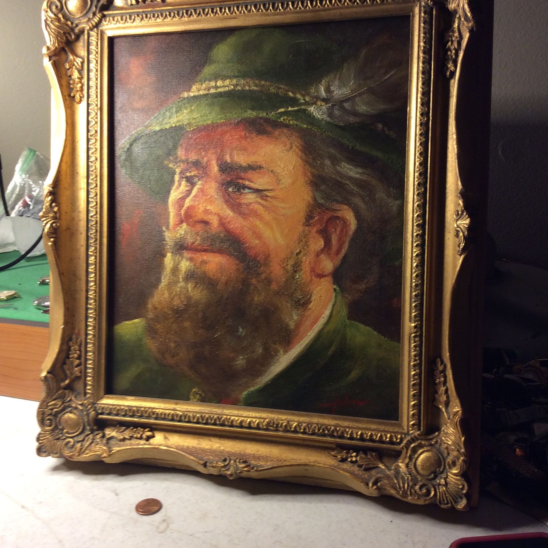 Old Picture Oil Collectible