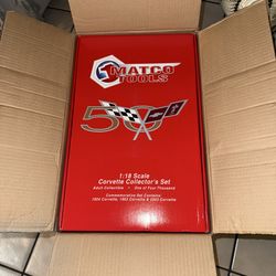 Matco Tools Corvette Collector's Set Limited Edition W/ COA 1:18 Scale
