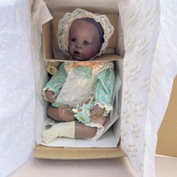 Vintage African American Doll "Danielle" by Doll Artist Yolanda Bellow By Knowles