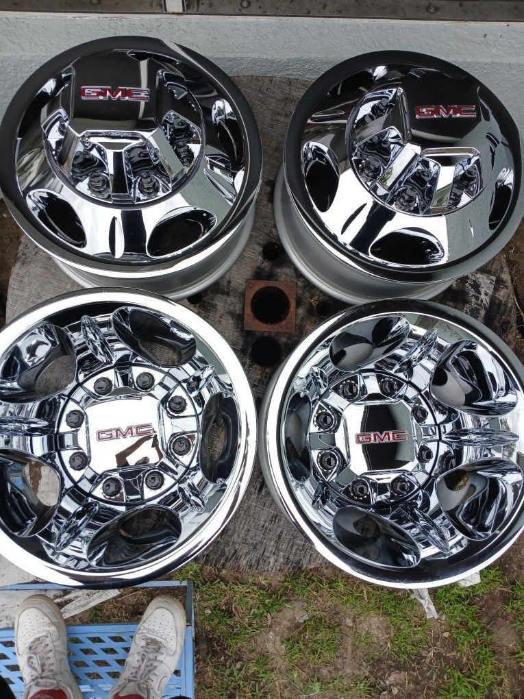 GMC SIERRA 3500 DULLY RIMS