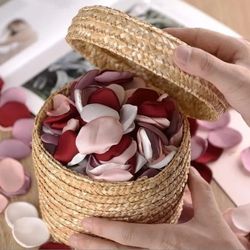 350 Mixed Red/Blush/White DivineLove Artificial Rose Petals, Valentine's Wedding