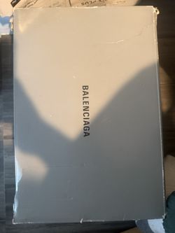 Balenciga Red and White Track Shoes