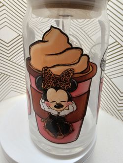Minnie Mouse Libbey Glass Tumbler