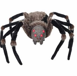 New Giant Spider Halloween Prop with LED Eyes