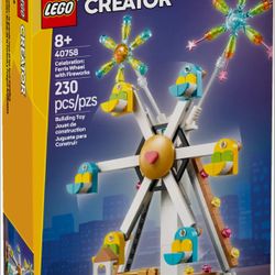 Lego Ferris Wheel With Fireworks Set
