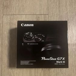Canon G7x iii Black Camera 