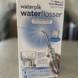 NEW Waterpik Classic Professional Water Flosser, Electric Power With 6 Settings, 3 Flossing Tips