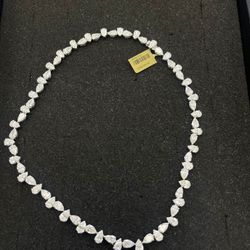 ✨ Elegant 14K White Gold Fashion Necklace 💎
