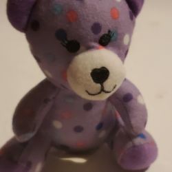 Small Polka-dot Smiling Teddy Beat Plush 