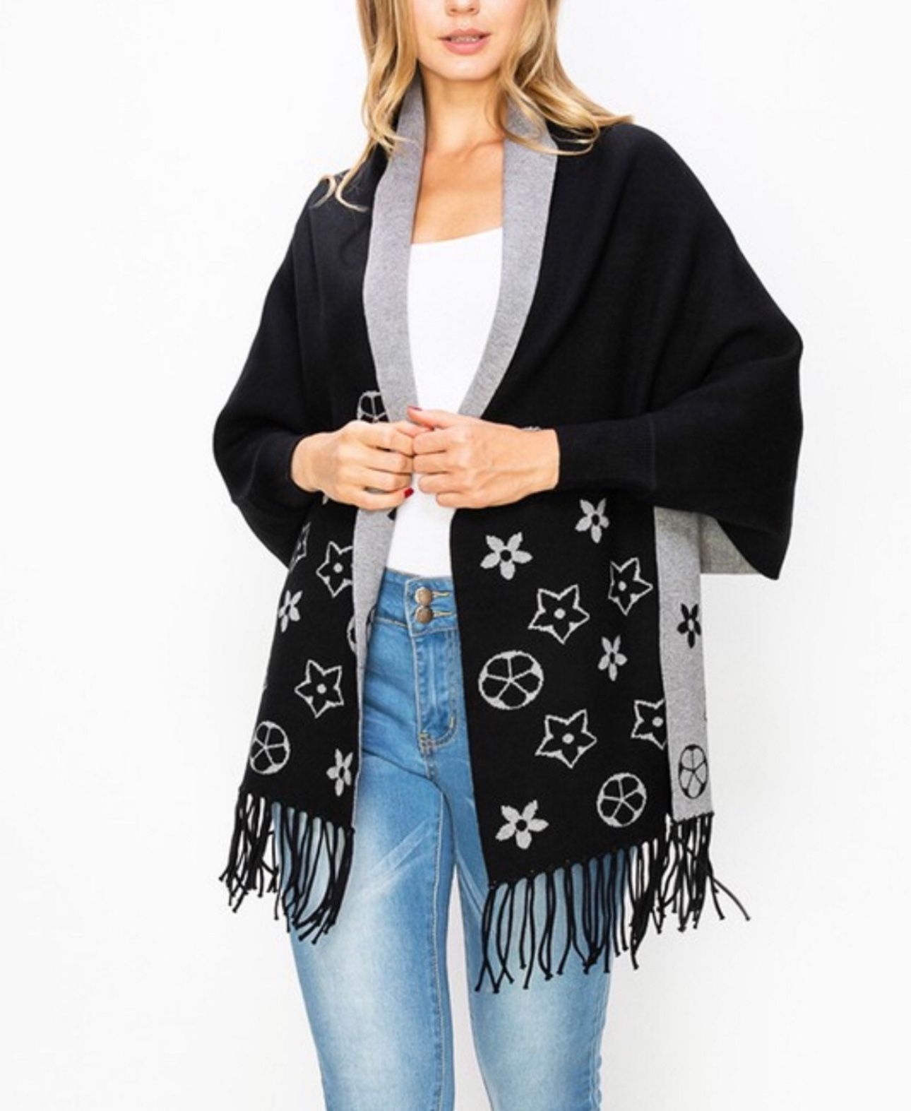Women Sweater Shawl