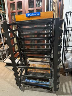 Heavy Duty Mobile Retail Display Rack